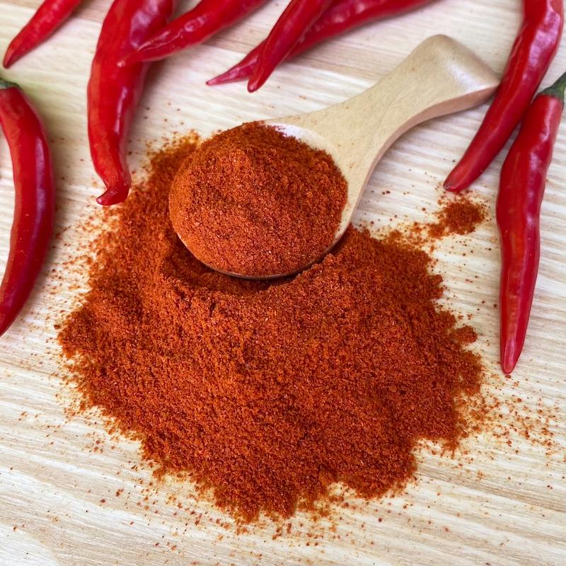 Small red chili - a hot spice for your dish